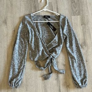 Lulu’s Knit Wrap Top